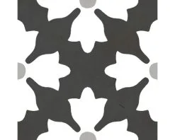 Wand- En Vloertegel Kasbah Zwart 20x20 Cm