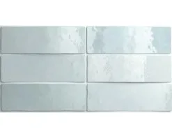 Wandtegel Handvorm Aqua 6,5x20 Cm