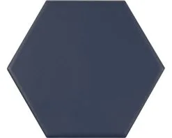 Wand- En Vloertegel Qroma Zeshoek Naval Blue 10.1 X 11.6 Cm