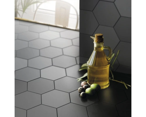 Wand- En Vloertegel Qroma Zeshoek Grey 10.1 X 11.6 Cm - Afbeelding 2