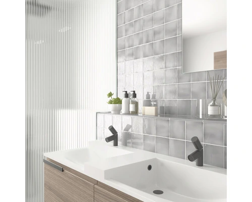 Wandtegel Handvorm Artcore Grey 10 X 10 Cm - Afbeelding 2