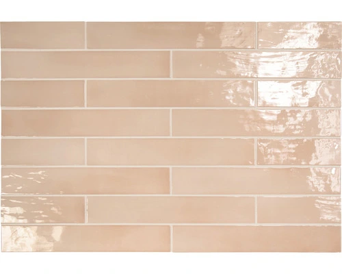 Wandtegel Handvorm Artcore Pink 6,5 X 40 Cm