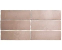 Wand- En Vloertegel Lava Coral Pink 6,5 X 20 Cm