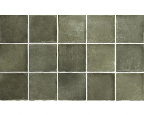 Wand- En Vloertegel Agil Khaki 10x10 Cm