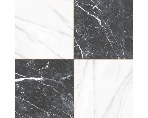 Wand- En Vloertegel Zini Black&white 45x45 Cm