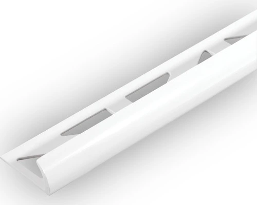 DURAL Kwartrond-profiel Durabord DBP 1230 PVC Wit, Lengte 250 Cm Hoogte 12,5 Mm