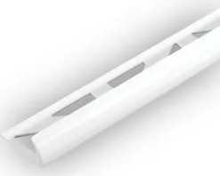 DURAL Kwartrond-profiel Durabord DBP 830 PVC Wit, Lengte 250 Cm Hoogte 8 Mm