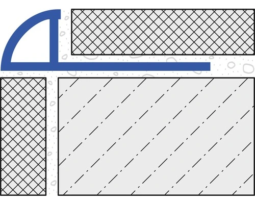 DURAL Kwartrond-profiel Durondell DRAE 125 Aluminium Geƫloxeerd, Lengte 300 Cm Hoogte 12,5 Mm - Afbeelding 2