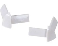 DURAL Hoekstuk DBP 830-Y Voor Kwartrond-profiel Durabord PVC Wit