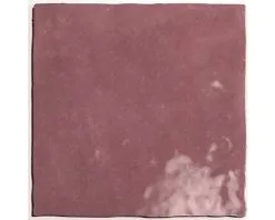 Wandtegel Handvorm Burgundy Rood 13x13 Cm