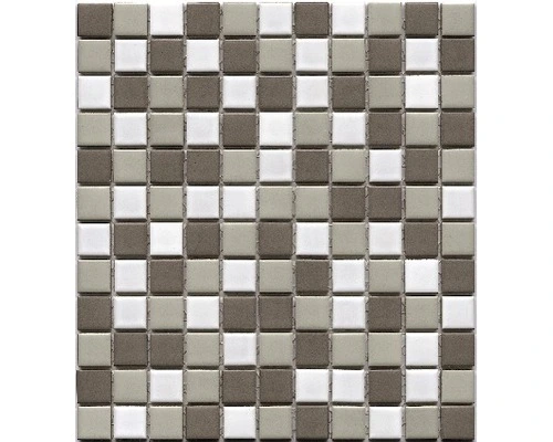 Keramisch Mozaïek BM 500 Wit/grijs Mix 30,5x33 Cm