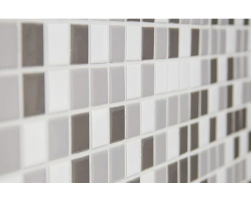 Keramisch Mozaïek BM 500 Wit/grijs Mix 30,5x33 Cm - Afbeelding 5