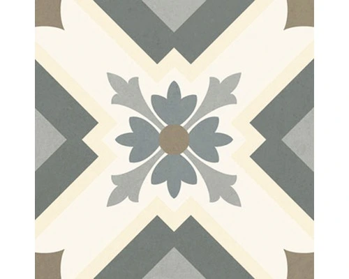 Wand- En Vloertegel Heritage Taco Grey 16,5x16,5 Cm