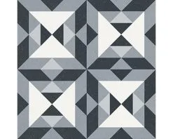 Wand- En Vloertegel Heritage Taco Black 16,5x16,5 Cm