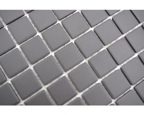 Keramisch Mozaïek Uni Zwart Ongeglazuurd 32,7x30,2 Cm Antislip - Afbeelding 6