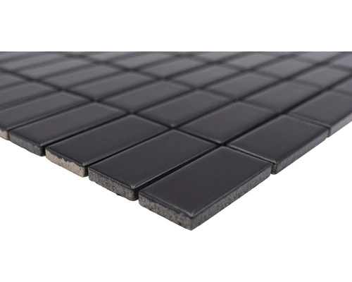 Keramisch Mozaïek ST395 Zwart Mat 30x30 Cm - Afbeelding 2