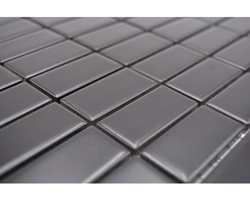 Keramisch Mozaïek ST395 Zwart Mat 30x30 Cm - Afbeelding 3