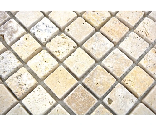 Natuursteen Mozaïek XNT 46380 Travertin 30,5x30,5 Cm - Afbeelding 3