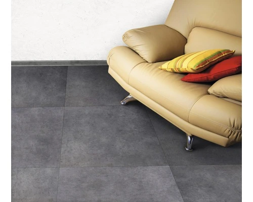 Wand- En Vloertegel Louvio Antraciet 60x60 Cm - Afbeelding 2