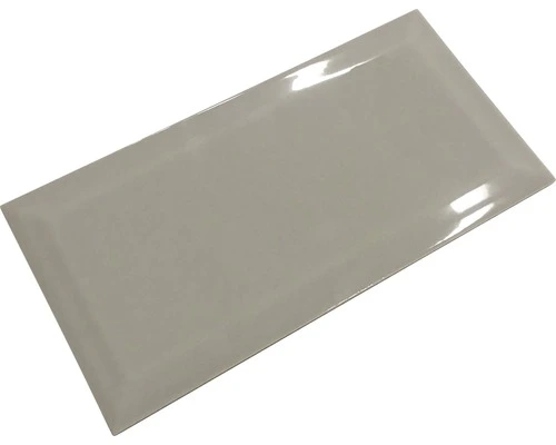 Wandtegel Metro Biselado Mist Grey Glans 10x20 Cm