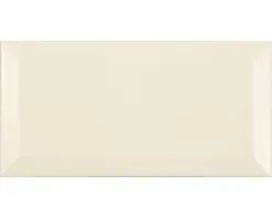Wandtegel Metro Biselado Crema Glans 10x20 Cm