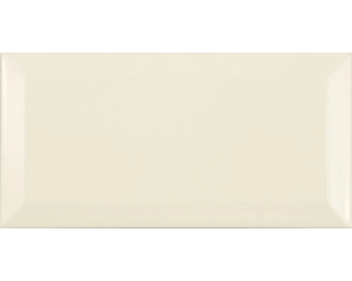 Wandtegel Metro Biselado Crema Glans 10x20 Cm
