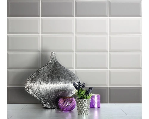 Wandtegel Metro Biselado Pizarra Glans 10x20 Cm - Afbeelding 3