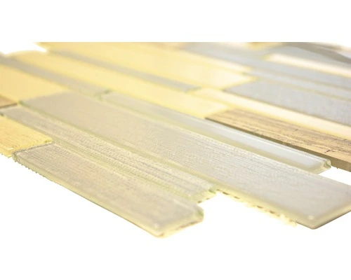 Glasmozaïek CM GV24 Beige/grijs 28,6x30 Cm - Afbeelding 2