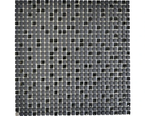 Glasmozaïek Cuba 01B Zwart 30,5x30,5 Cm