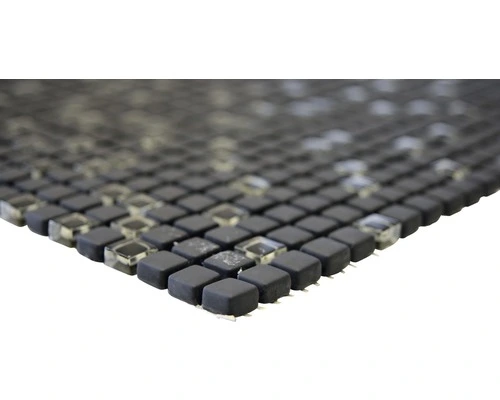 Glasmozaïek Cuba 01B Zwart 30,5x30,5 Cm - Afbeelding 2