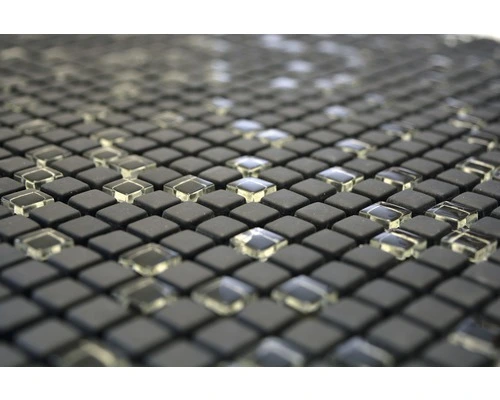 Glasmozaïek Cuba 01B Zwart 30,5x30,5 Cm - Afbeelding 5