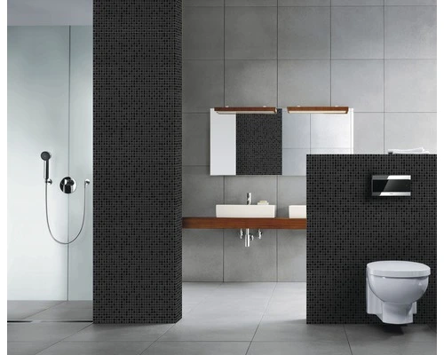 Glasmozaïek Cuba 01B Zwart 30,5x30,5 Cm - Afbeelding 3