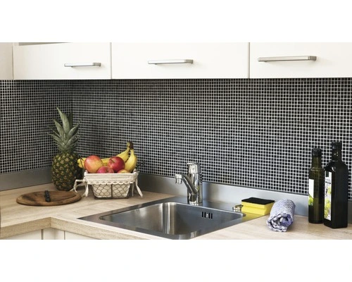 Glasmozaïek Cuba 01B Zwart 30,5x30,5 Cm - Afbeelding 4