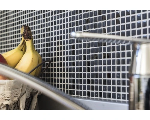 Glasmozaïek Cuba 01B Zwart 30,5x30,5 Cm - Afbeelding 7