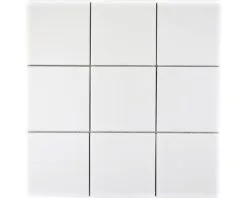 Keramisch Mozaïek CQ 105 Uni Wit Mat 30x30 Cm