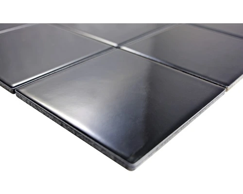 Keramisch Mozaïek CQ 120 Uni Zwart Glans 30x30 Cm - Afbeelding 2