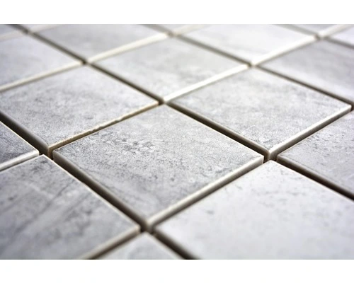 Keramisch Mozaïek CTR Q21GM Grijs Mat 30,6x30,6 Cm - Afbeelding 3