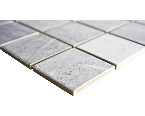 Keramisch Mozaïek CTR Q21GM Grijs Mat 30,6x30,6 Cm - Afbeelding 2