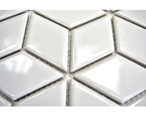 Keramisch Mozaïek POV 02 Uni Wit 26,6x30,5 Cm - Afbeelding 4