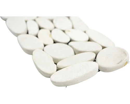 Natuursteen Mozaïek BO IN10KS Kiezel Wit 10x30 Cm - Afbeelding 2