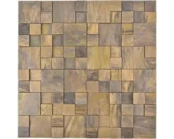 Metaalmozaïek XK3DC06 Koper 29,1x29,1 Cm