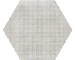 Wand- En Vloertegel Hexagon Décor Silver 29,2x25,4 Cm