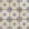 Vloertegel Vintage Miram Blue 33x33 Cm