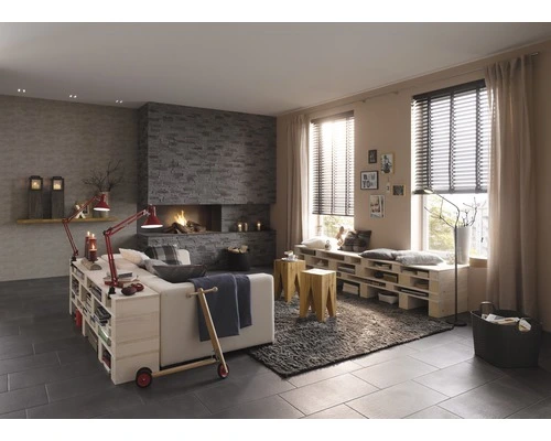 Wand- En Vloertegel Ardesia Donkergrijs 30,2x60,6 Cm - Afbeelding 2