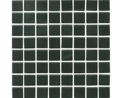 Glasmozaïek XCM 8050 Zwart 30,5x32,5 Cm