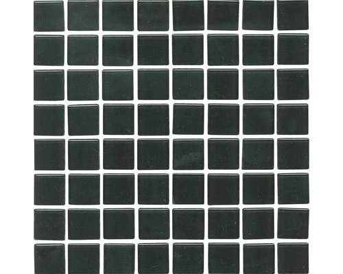 Glasmozaïek XCM 8050 Zwart 30,5x32,5 Cm