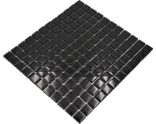 Glasmozaïek XCM 8050 Zwart 30,5x32,5 Cm - Afbeelding 3