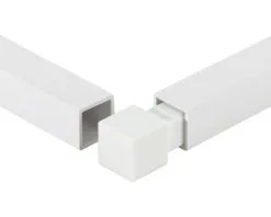 DURAL Hoekstuk DPSP 930-Y Voor Vierkant-profiel Squareline PVC Wit